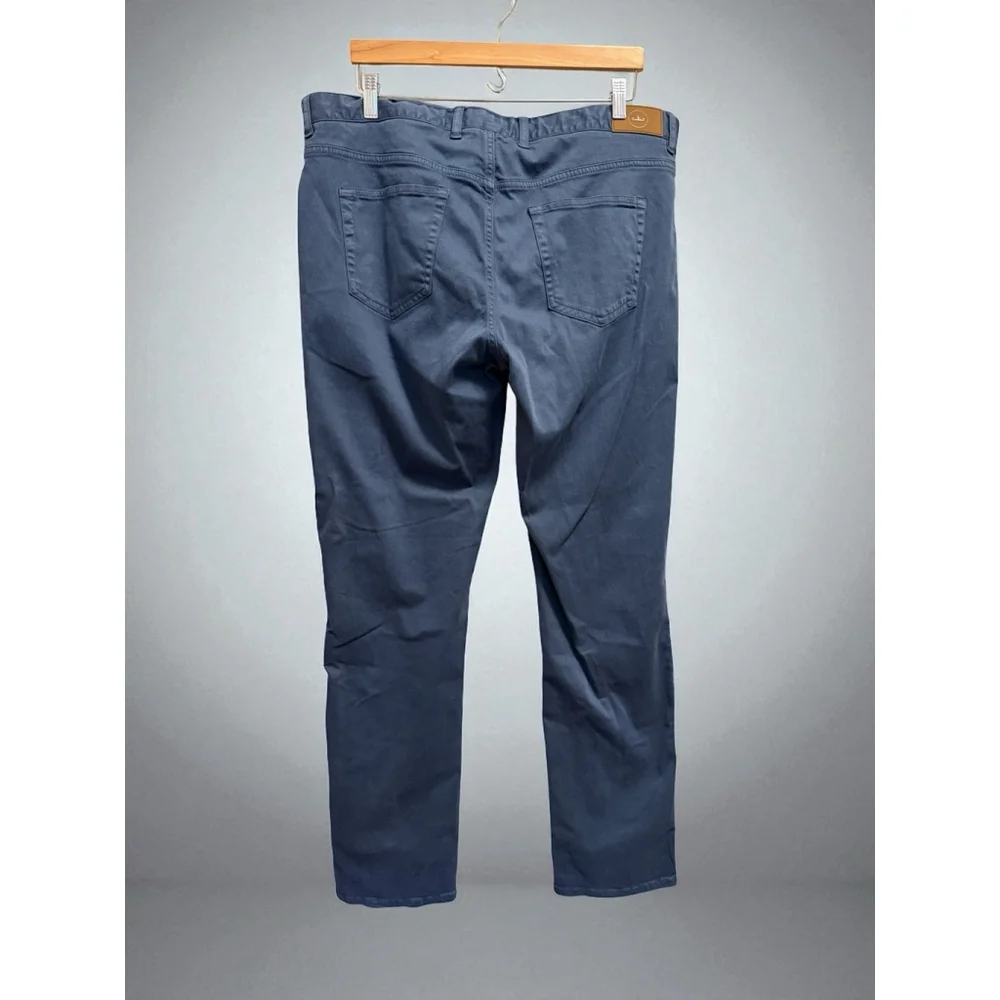 Peter Millar Pants Signature Sateen Five-Pocket Navy‎ Blue Men’s Size 38 X 33